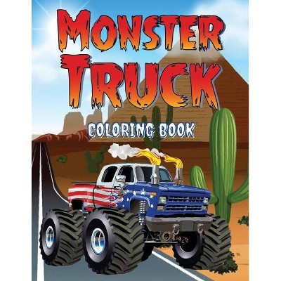 Monster Truck Coloring Book - by  Liudmila Coloring Books (Paperback)