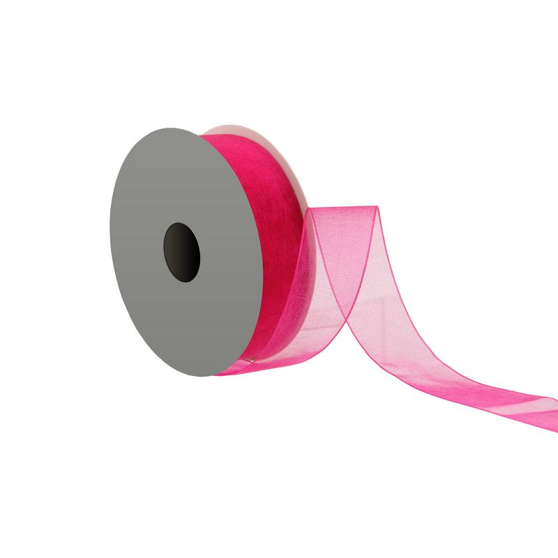 Pink Sheer Fabric Ribbon - Spritz&#8482;, 3 of 4