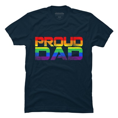 Adult Design By Humans LGBTQ+ Proud Dad Father's Day By KangThien T-Shirt