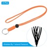 Unique Bargains Keys Whistle ID Card Holder Badge Lanyards with Metal Ring 18" - 3 of 4