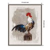 Amanti Art Rise & Shine Rooster by Shanda Louis Canvas Wall Art Print Framed 16 x 20-in. - 4 of 4