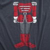 Womens Nutcracker Body T Shirt Funny Xmas Party Figurine Doll Tee For Ladies - Crazy Dog Women's T Shirt - 2 of 4