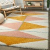 Balta Rugs 6'7"x6'7" Levine Geometric Kids' Rug Orange: Square, High Pile, Fade & Stain-Resistant, OEKO-TEX Certified - image 2 of 4