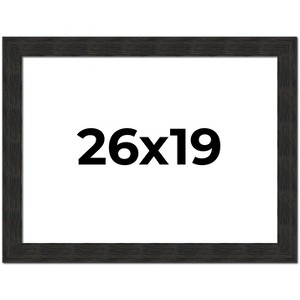 PosterPalooza | Contemporary Black Picture Frame - UV Acrylic, Backing Board, Hanging Hardware Included - 1 of 4