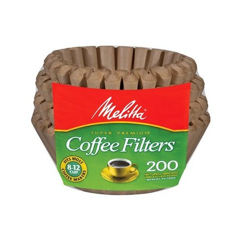 8-12 Cup Basket Coffee Filters (White, 200)