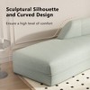 LOVMOR 109.4" Curved Chaise Lounge Modern Indoor Sofa Couch for Living Room - 4 of 4