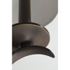 Progress Lighting, Inspire Collection, 3-Light Chandelier, Brushed Nickel, Off-White Linen Shade - 3 of 4