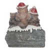 Transpac Ceramic 15 in. Multicolor Christmas Woodland Happy Holidays Owl - 3 of 4