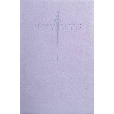 King James Version Easy Read Sword Value Thinline Bible Personal Size Lavender Ultrasoft - by  Whitaker House (Leather Bound)