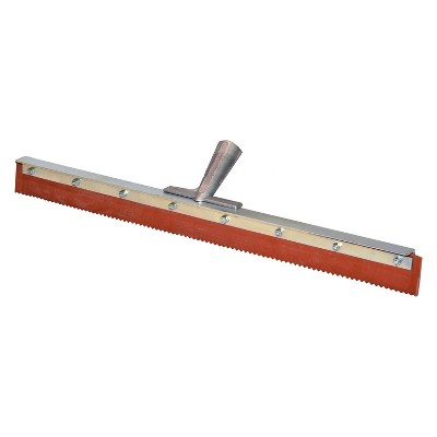 Bon Tool 82-330 Notched FloorSquareueegee 24-inch Red Rubber