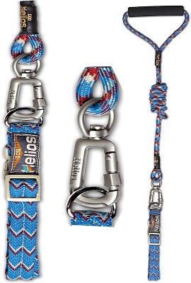 Dog Helios Dura-Tough Easy Tension 3M Reflective Pet Leash and Collar