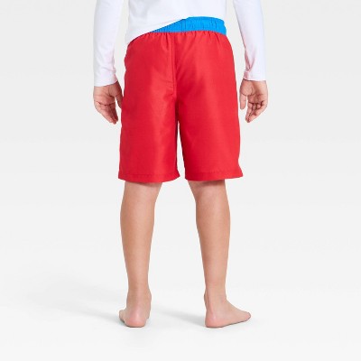 Spider-Man Boys' Spider-Man Swim Trunks - Red S — фото 2