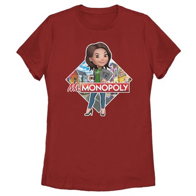 Women's Monopoly Framed Ms. Monopoly T-Shirt
