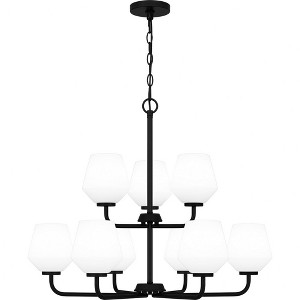Quoizel Lighting Nielson 9 - Light Chandelier in  Matte Black - 1 of 1