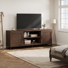 Garvee Farmhouse TV Stand for 75inch, Entertainment Center with Sturdy Metal Leg & Adjustable Shelves, Wooden Media Console for Living Room Bedroom - 4 of 4