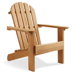 Casafield Children's Adirondack Chair, Cedar Wood Outdoor Kid's Chairs for Patio, Deck, Lawn, and Garden, Partially Pre-Assembled - 1 of 4