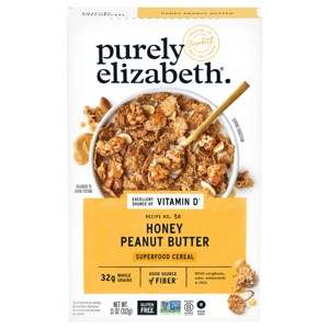 purely elizabeth. Honey Peanut Butter Superfood Breakfast Cereal - 11oz ...