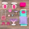 KidKraft Rainbow Dreamers Unicorn Mermaid Wooden Dollhouse with 15 Accessories - 3 of 3