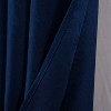 RT Designer Collection Calypso Shimmer Jacquard 2 Pack Grommet Curtain Panel Pair 36" x 84" Navy Blue - 3 of 4