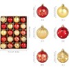 20 PCS Christmas Balls Ornaments,2.36-Inch Hanging Balls,Shatterproof Plastic Decorative Hanging Ornaments - 3 of 4