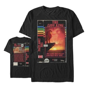 Men's Lion King Retro VHS Tape Cover T-Shirt - 1 of 4