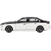 BMW i7 xDrive60 Dravit Alpine White and Black Sapphire Limited Edition 1/64 Diecast Model Car by Mini GT - 3 of 4