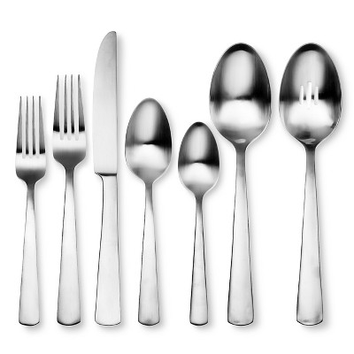 Oneida 42pc Stainless Steel Anderson Silverware Set with Caddy