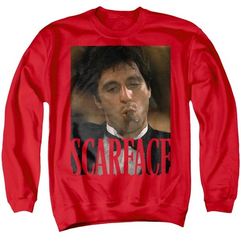 Scarface Smoking Cigar Unisex Adult Crewneck Sweatshirt - image 1 of 4