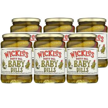 Wickles - Pickles - Original Chips - Case of 6 - 16 fl oz., 6 Pack/16 Ounce  - Kroger