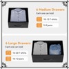 Jojoka 12-Drawer Tall Fabric Dresser with Side Pockets & Hooks, Storage Organizer with Wooden Top for Bedroom, Closet, Entryway - 4 of 4