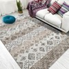Modern Abstract Patchwork Pattern Rugs for Living Room Thin Washable Low Pile Area Rug Indoor Soft Carpet for Bedroom - 2 of 4