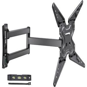 VEVOR Full Motion TV Mount Fits for Most 26-55 inch TVs, Swivel Tilt Adjustment TV Wall Mount Bracket, Max VESA 400x400mm , Holds up to 99 lbs - 1 of 4