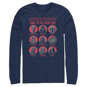 Mens Star Wars Dark Side Unite Long Sleeve Shirt - 1 of 4