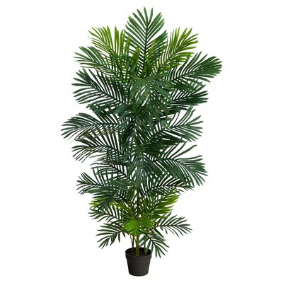 Nearly Natural 5’ Areca Artificial Palm Tree UV Resistant (Indoor/Outdoor)