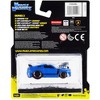 2013 Ford Mustang Boss 302 Light Blue with Black Stripes 1/64 Diecast Model Car by Muscle Machines - 3 of 3