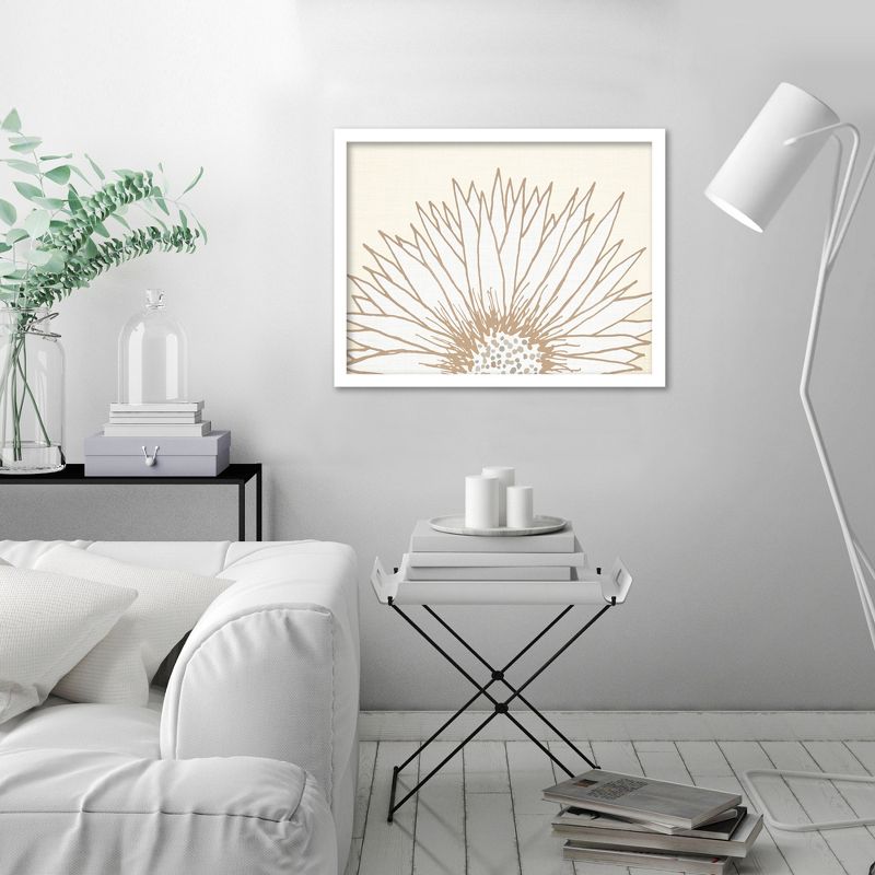 Americanflat Botanical Wall Art Room Decor - Simple Sunflower Neutral by Modern Tropical, 2 of 7