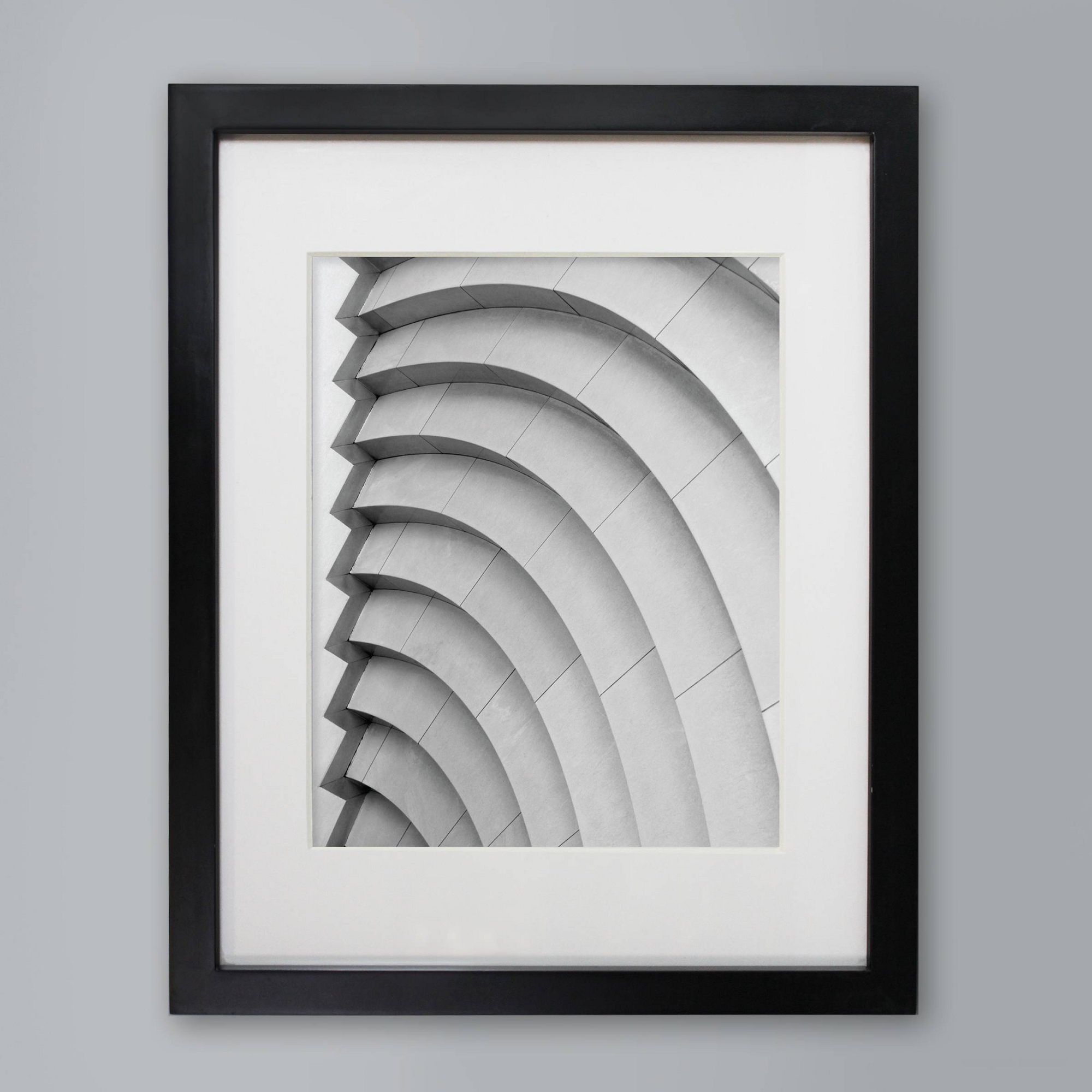 11" x 14" Matted to 8" x 10" Single Picture Gallery Frame Black - Threshold™