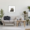 Stupell Industries Lodge Time Casual Cursive Bear Cabin Wildlife Black Framed Giclee Art - 2 of 4