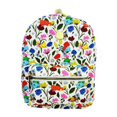 Pokemon Floral Print 11&#34; Mini Backpack