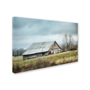 Trademark Fine Art -Jai Johnson 'An Old Gray Barn' Canvas Art - 1 of 3