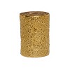 Contemporary Metal Wood Stump Stool Gold - Olivia & May: Chic Accent Chair, Indoor Use, No Assembly Required - 3 of 4