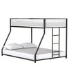 NicBex Triple Full Bunk Bed with Full Length Guardrail,Loft Bed with 2 Built-in Ladders,Modern Bunk Beds,Noise Reduced Bunk Beds for Bedroom - 2 of 4