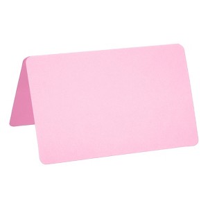 Unique Bargains Foldable Blank Wedding Party DIY Favor Decor Greeting Place Cards 50 Pcs - 1 of 4
