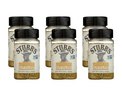 Stubb's - Chicken Rub With Sea Salt Honey Garlic And Mustard - Case of  6/5.04 oz