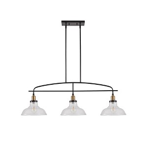 VYNXARIA Industrial 3-Light Pendant Chandelier ¨C Adjustable Modern Farmhouse Lighting (Bulb Not Included) - 1 of 4