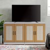 Jojoka Large Wood Hidden Litter Box Furniture for 2 Boxes, Indoor Cat House TV Stand - 4 of 4