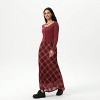 Women's Knit Button-Front Cardigan - Wild Fable™ Dark Red - 4 of 4
