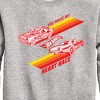 Boys' - Hot Wheels - Valentine's You Make My Heart Race Graphic Long Sleeve Fleece Sweatshirt - 2 of 4