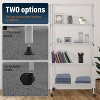 BestMassage 5-Tier Heavy-Duty Wire Shelving Unit Metal Shelving Unit with Adjustable Shelves & Lockable Wheels for Garage Home Kitchen - 3 of 4