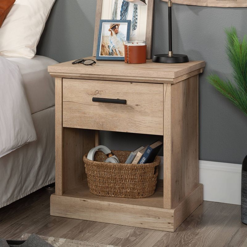 Sauder Aspen Post Night Stand with Drawer Prime Oak, 2 of 9